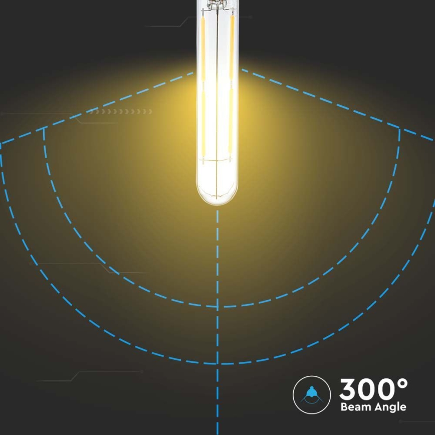 LED Žárovka FILAMENT T20 E14/4W/230V 3000K