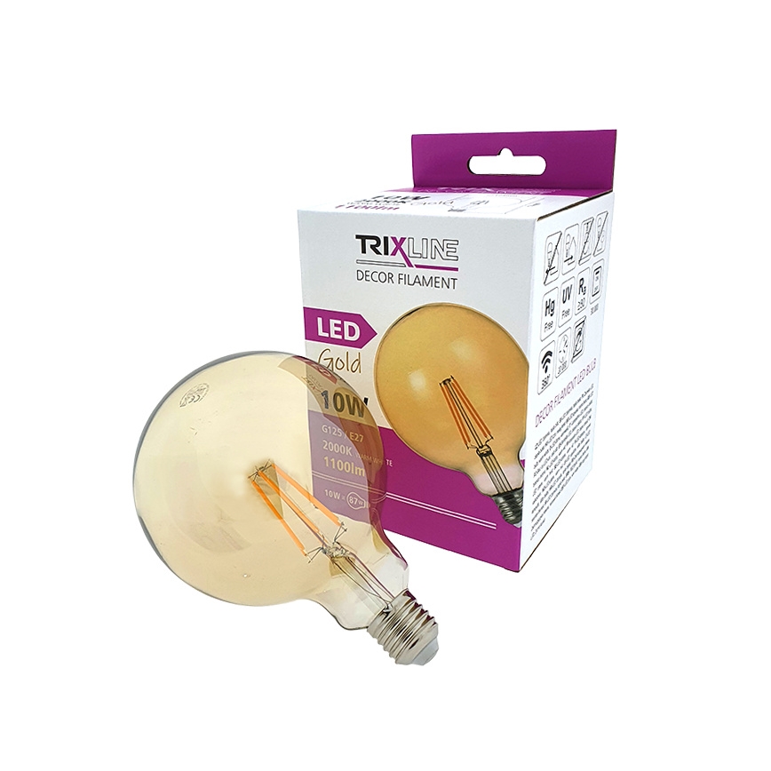 LED Žárovka FILAMENT VINTAGE E27/10W/230V 2000K