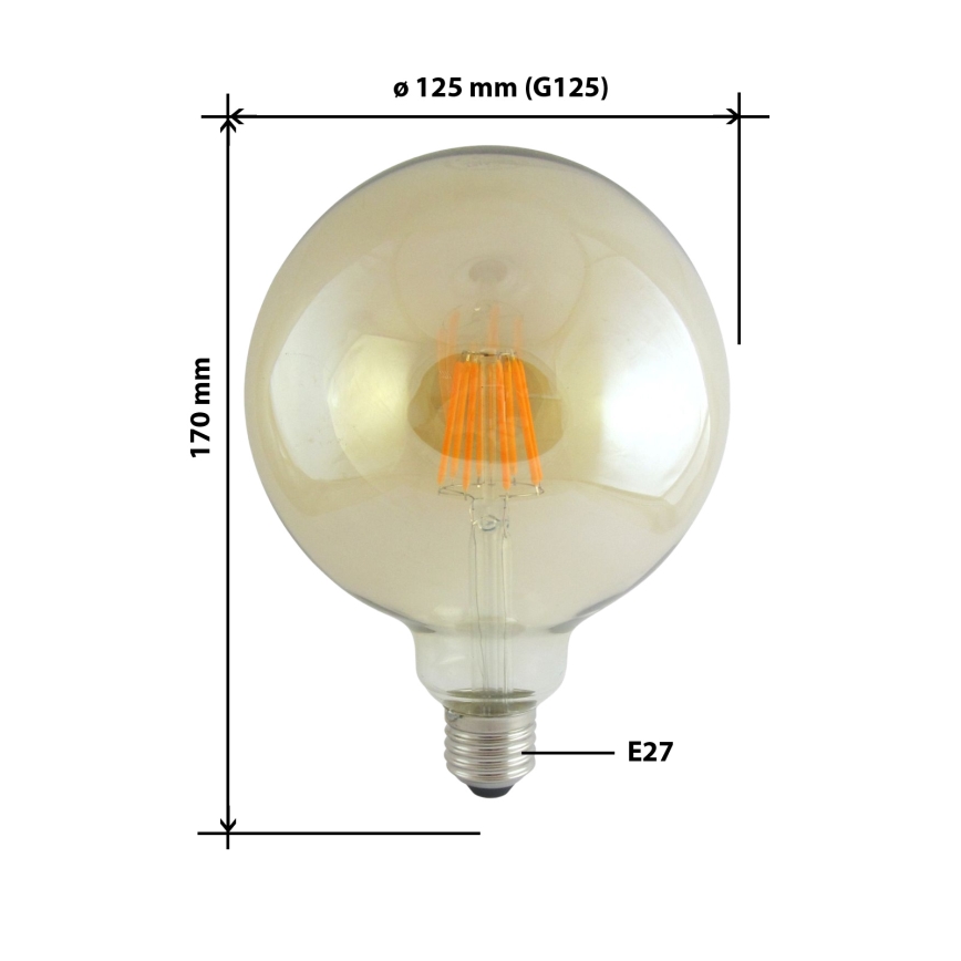 LED Žárovka FILAMENT VINTAGE E27/10W/230V 2000K