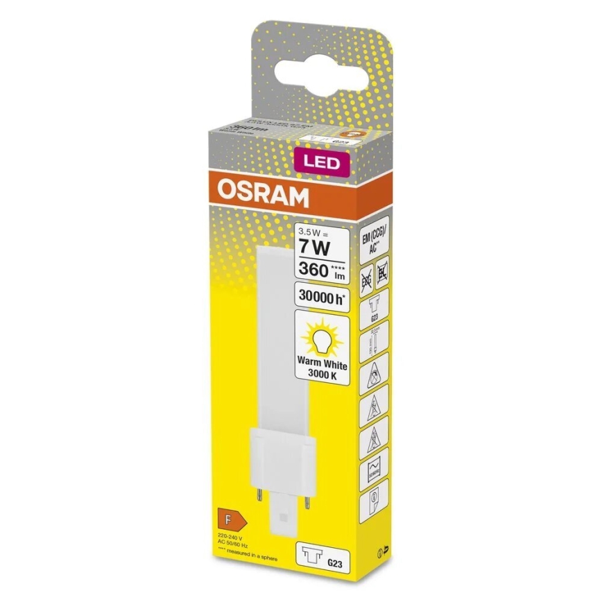 LED Žárovka G23/3,5W/230V 3000K - Osram