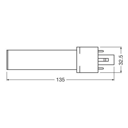 LED Žárovka G23/3,5W/230V 4000K - Osram