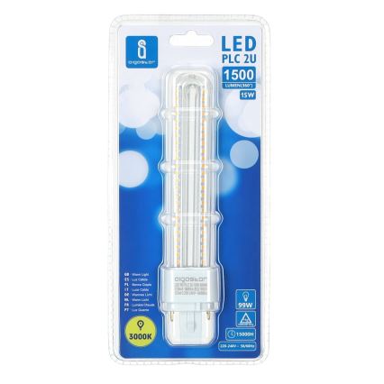 LED Žárovka G24D-3/15W/230V 3000K - Aigostar