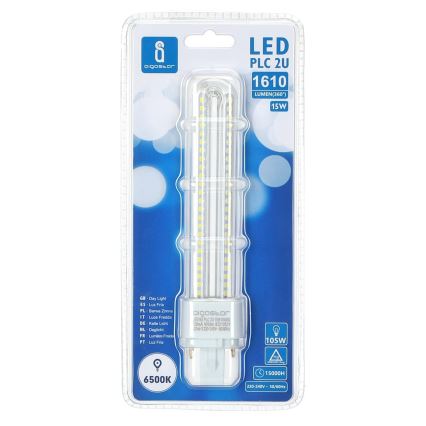 LED Žárovka G24D-3/15W/230V 6500K - Aigostar