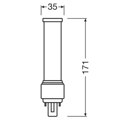 LED Žárovka G24d-3/9W/230V 3000K - Osram