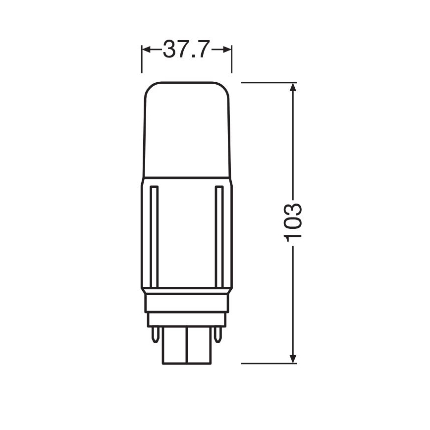 LED Žárovka G24d/5,5W/230V 4000K - Osram