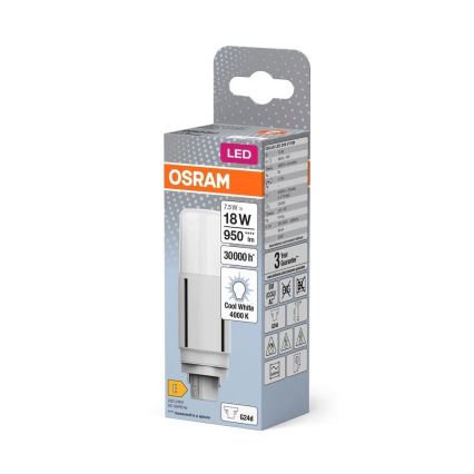LED Žárovka G24d/7,5W/230V 4000K - Osram