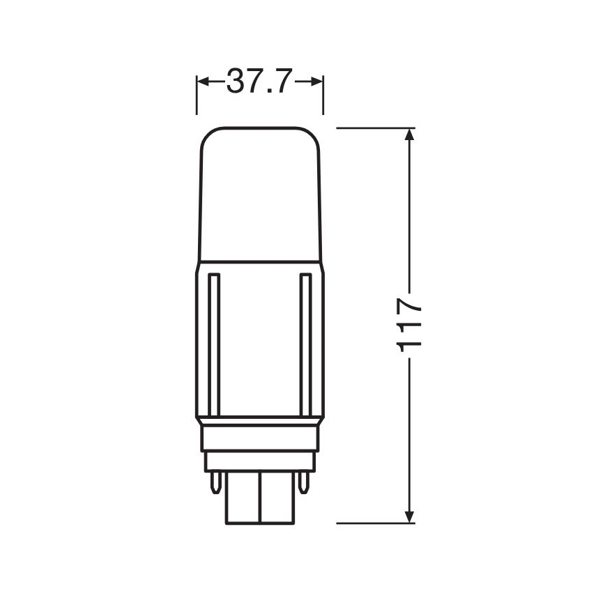 LED Žárovka G24d/7,5W/230V 4000K - Osram