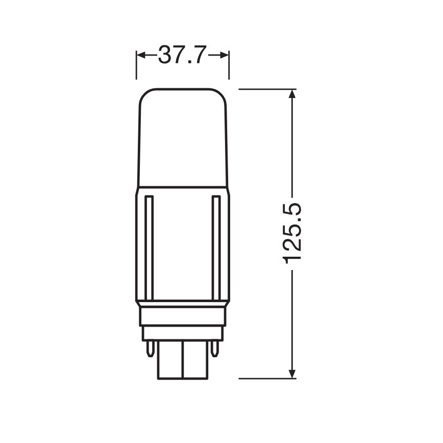 LED Žárovka G24d/9,5W/230V 3000K - Osram