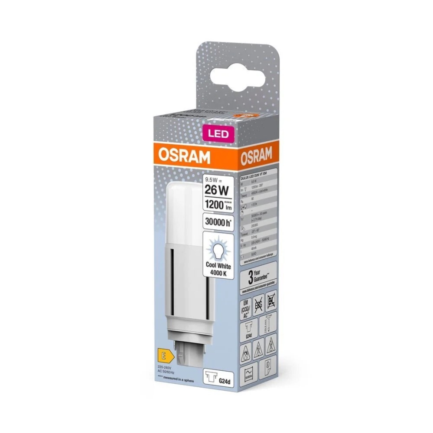 LED Žárovka G24d/9,5W/230V 4000K - Osram
