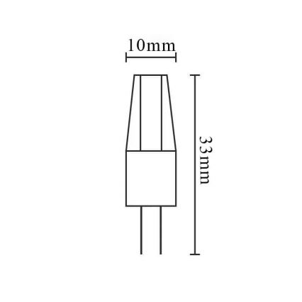 LED Žárovka G4/1,5W/12V 4000K