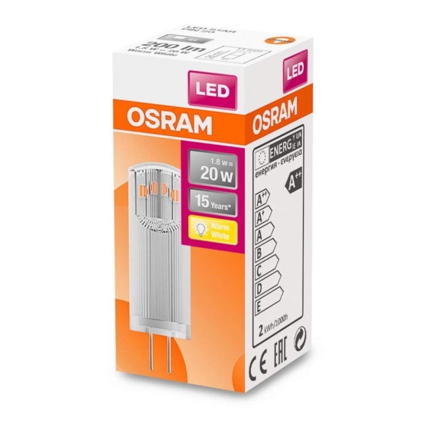 LED Žárovka G4/1,8W/12V 2700K - Osram