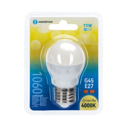LED Žárovka G45 E27/11W/230V 4000K - Aigostar