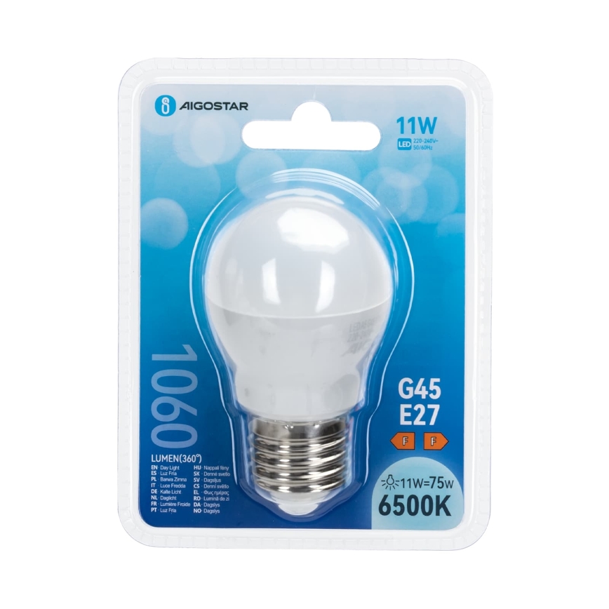 LED Žárovka G45 E27/11W/230V 6500K - Aigostar