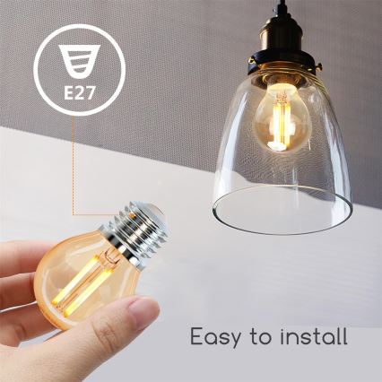 LED Žárovka G45 E27/4W/230V 2200K - Aigostar