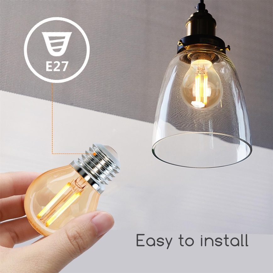 LED Žárovka G45 E27/6W/230V 2200K - Aigostar