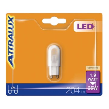 LED Žárovka G9/1,9W/230V 2700K - Attralux