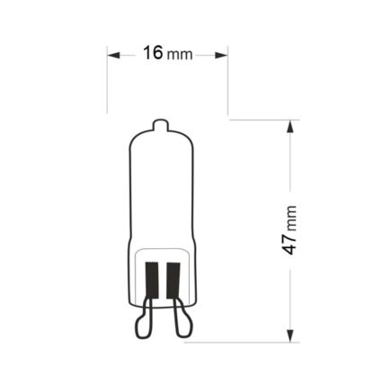 LED žárovka G9/2,5W/230V 3000K