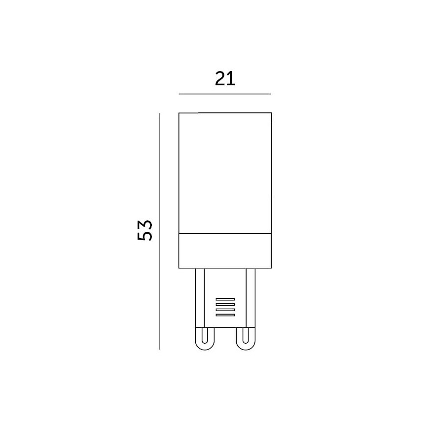 LED Žárovka G9/3W/230V 3000K 100°