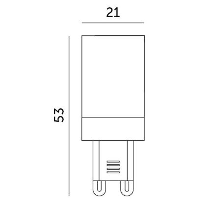 LED Žárovka G9/3W/230V 4000K 100°