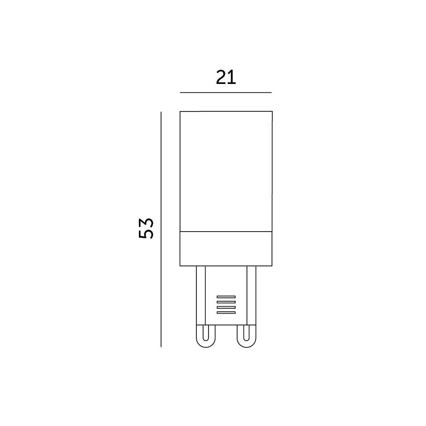 LED Žárovka G9/3W/230V 4000K 100°