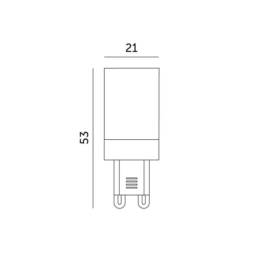 LED Žárovka G9/3W/230V 6000K 100°