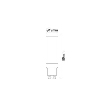 LED Žárovka G9/4,6W/230V 4000K