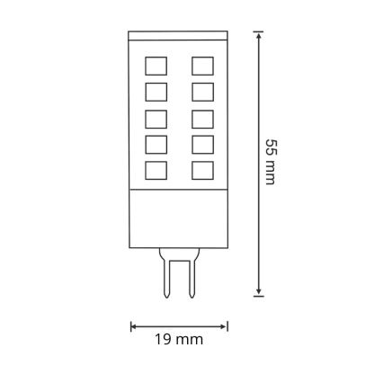 LED Žárovka G9/4W/230V 3000K