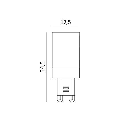 LED Žárovka G9/4W/230V 6000K