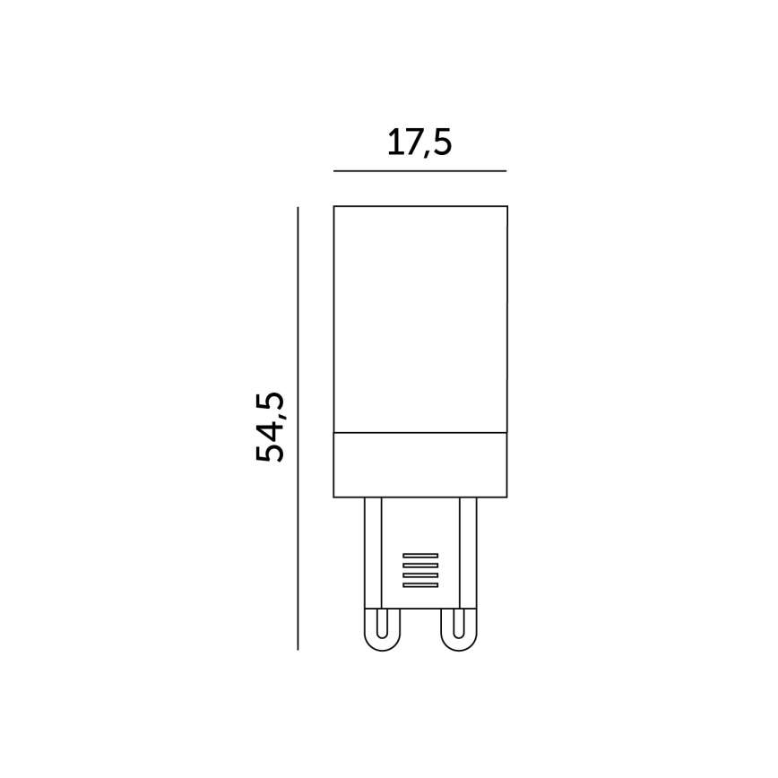 LED Žárovka G9/4W/230V 6000K
