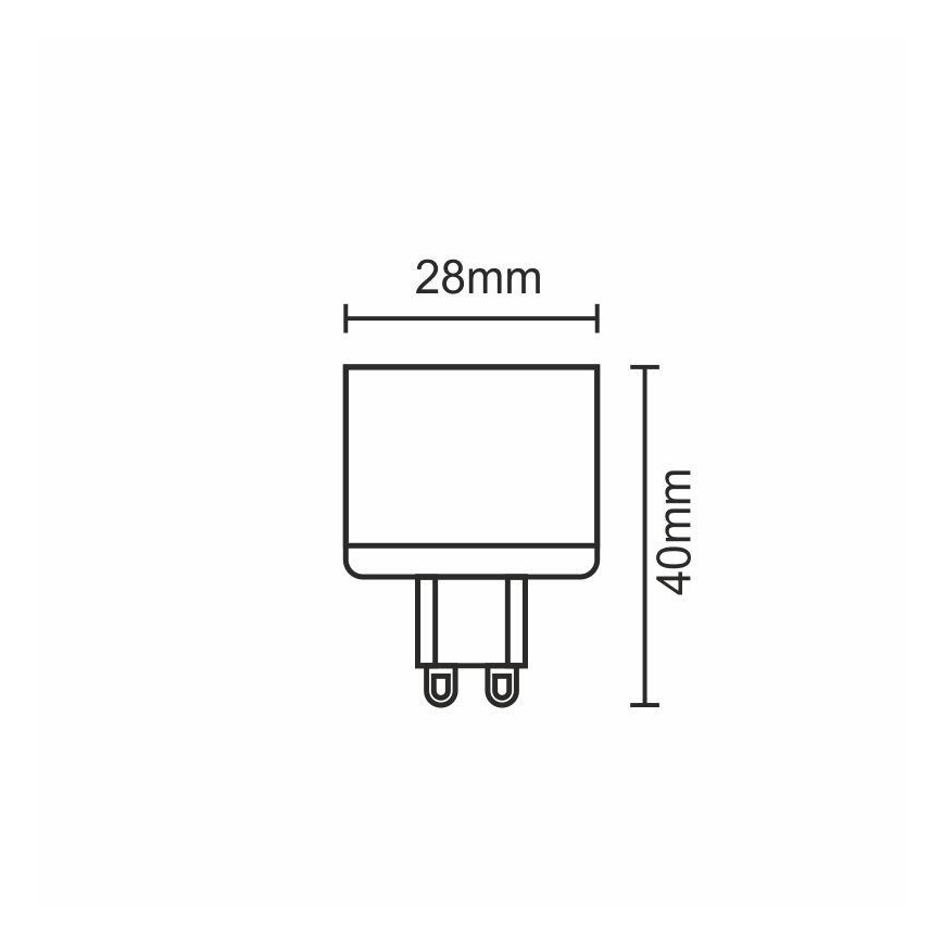 LED Žárovka G9/5W/230V 4000K