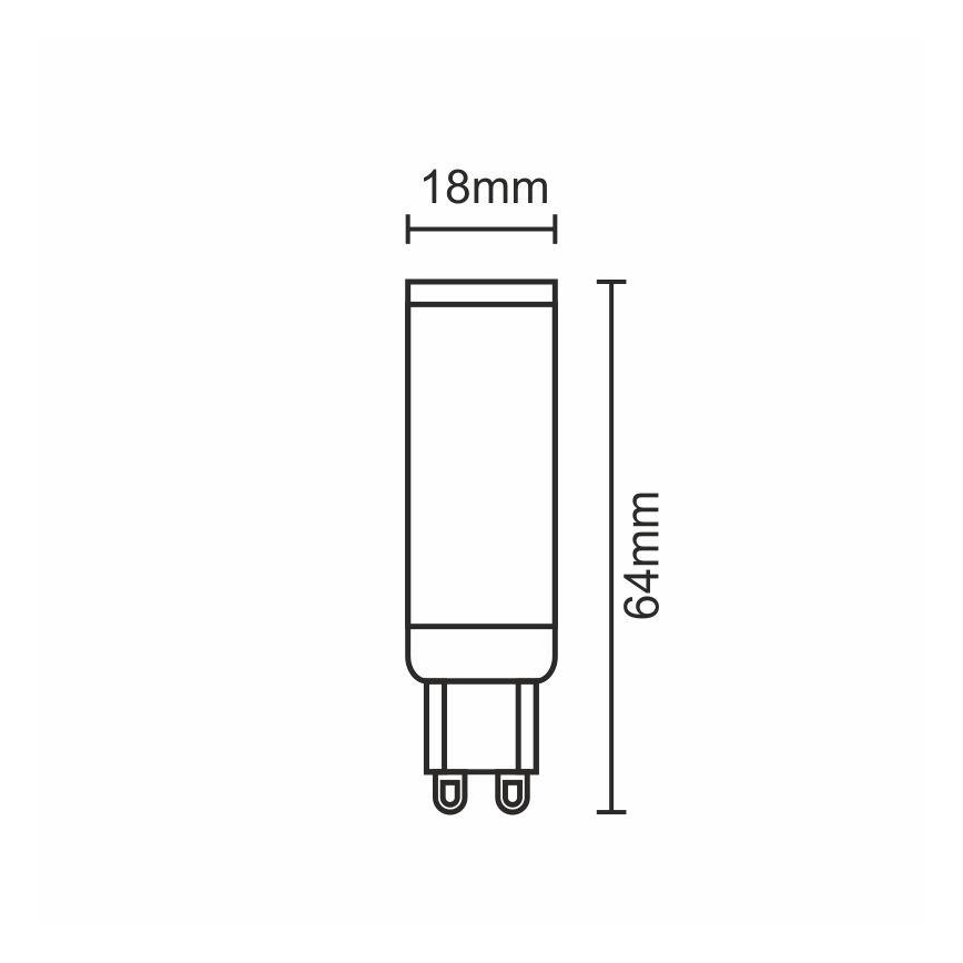 LED Žárovka G9/7W/230V 4000K