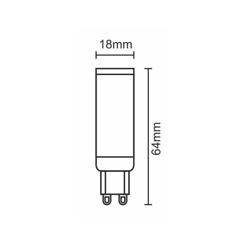 LED Žárovka G9/7W/230V 6000K