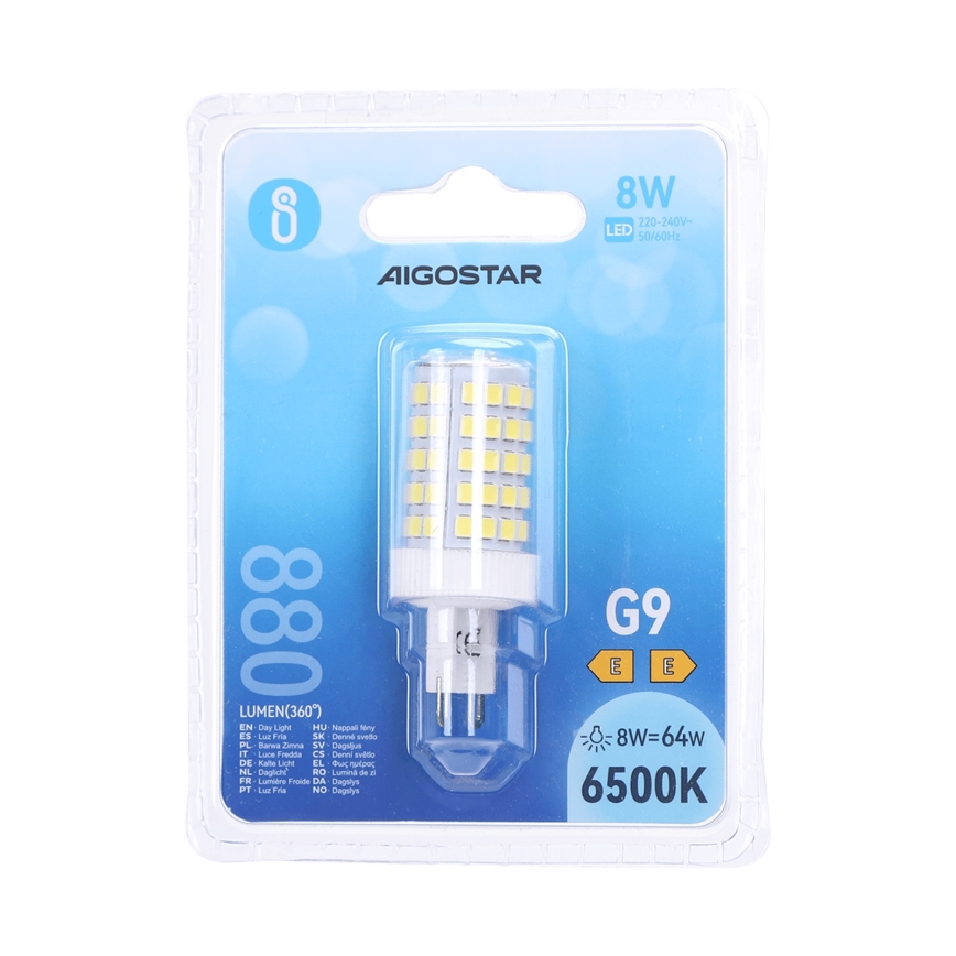 LED Žárovka G9/8W/230V 6500K - Aigostar