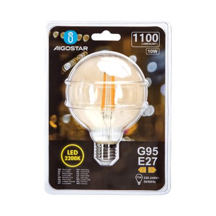 LED Žárovka G95 E27/10W/230V 2200K - Aigostar