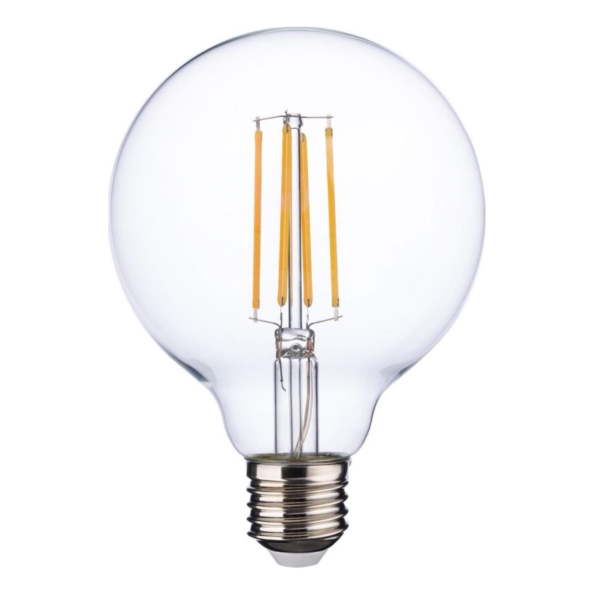 LED Žárovka G95 E27/6,5W/230V 2700K