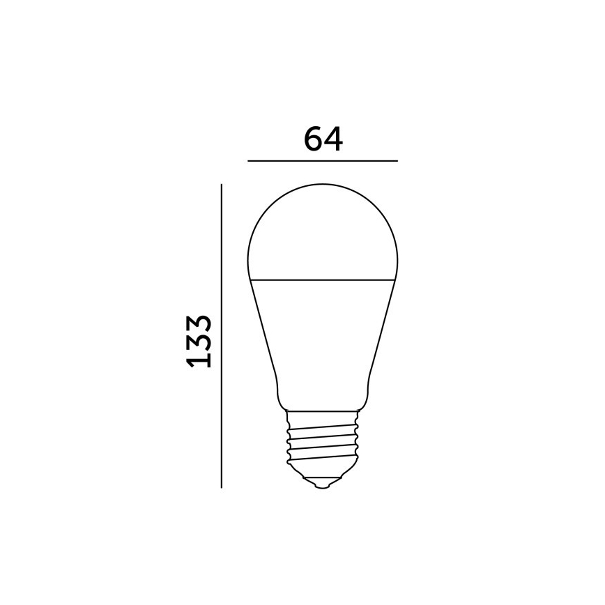 LED Žárovka GS E27/17W/230V 4000K
