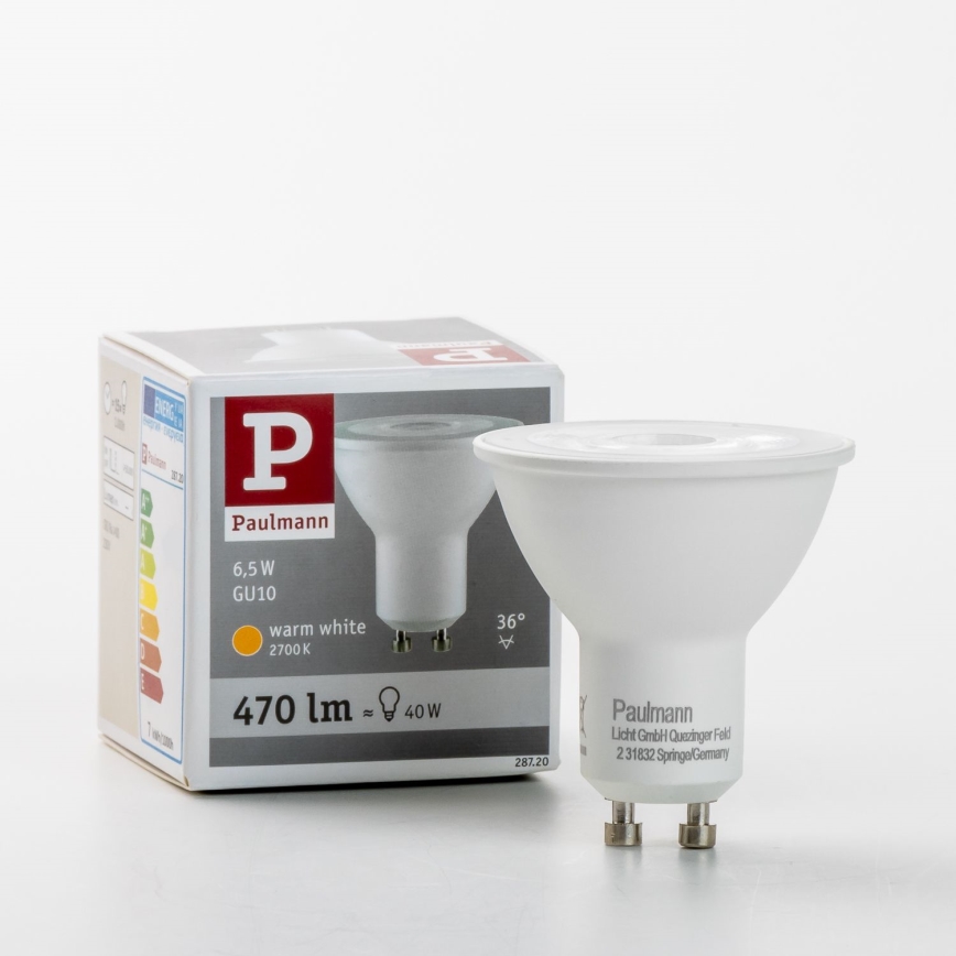 LED Žárovka GU10/6,5W/230V 2700K - Paulmann 28720