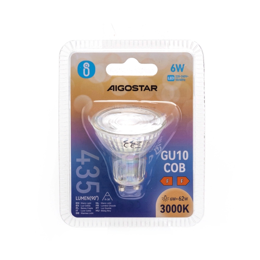 LED Žárovka GU10/6W/230V 3000K - Aigostar