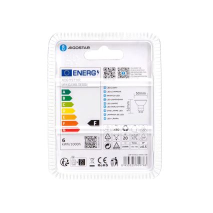 LED Žárovka GU10/6W/230V 3000K - Aigostar