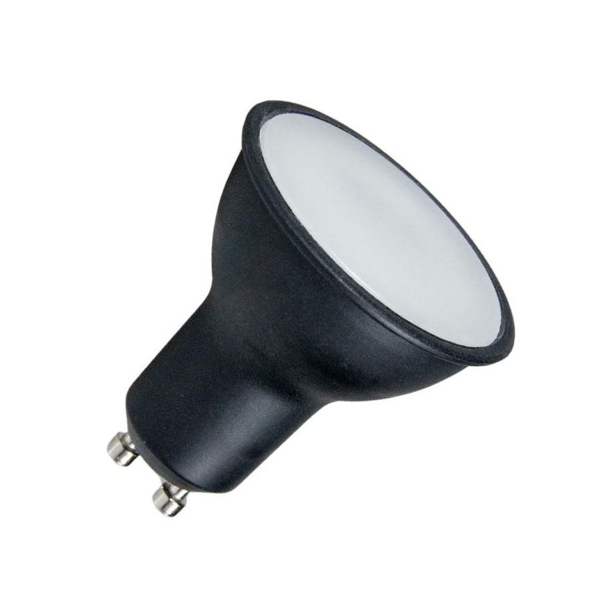 LED Žárovka GU10/6W/230V 3000K černá