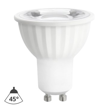 LED Žárovka GU10/6W/230V 4000K 45° bílá