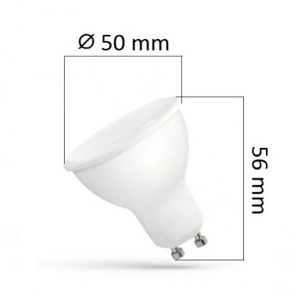 LED Žárovka GU10/6W/230V 4000K