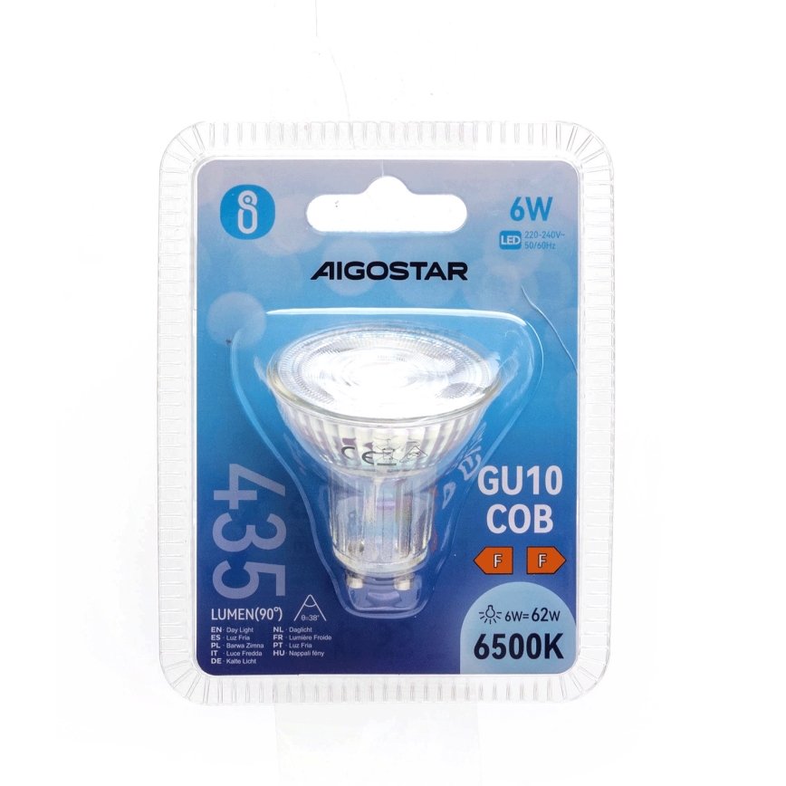 LED Žárovka GU10/6W/230V 6500K - Aigostar