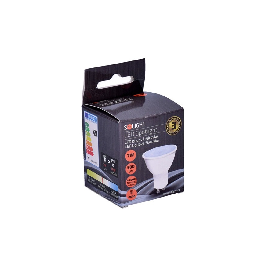 LED žárovka GU10/7W/230V 4000K