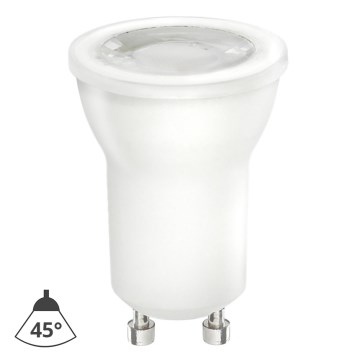 LED Žárovka GU10-MR11/4W/230V 6000K 45° bílá