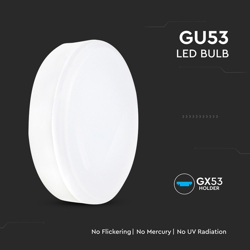 LED Žárovka GX53/6,4W/230V 3000K
