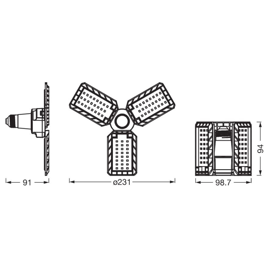 LED Žárovka HIGHBAY E27/17W/230V 4000K - Ledvance