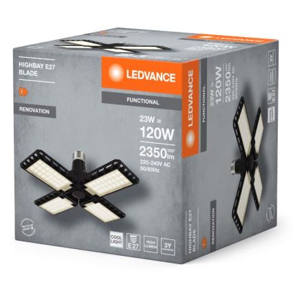LED Žárovka HIGHBAY E27/23W/230V 4000K - Ledvance