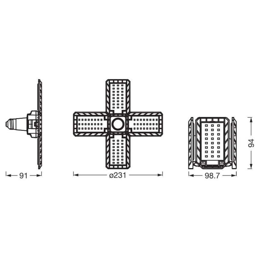 LED Žárovka HIGHBAY E27/23W/230V 4000K - Ledvance