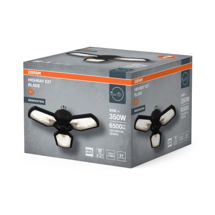 LED Žárovka HIGHBAY E27/60W/230V 4000K - Osram